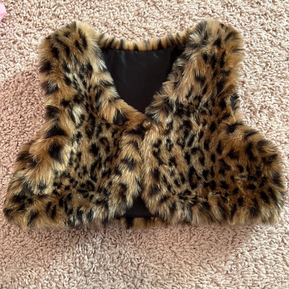 Animal Print Vest!